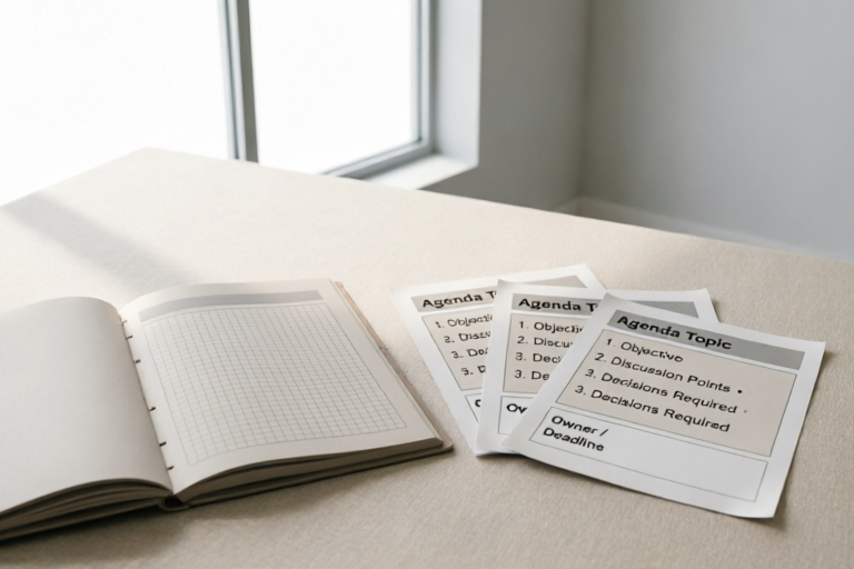Effective Meeting Agenda Templates for Teams